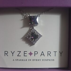 New With Box Ryze Sterling Silver Necklace.